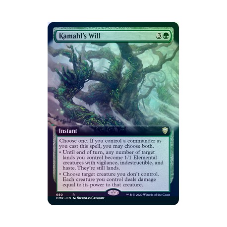Kamahl's Will (Extended) FOIL CMR NM