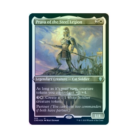 Prava of the Steel Legion ETCHED FOIL CMR NM