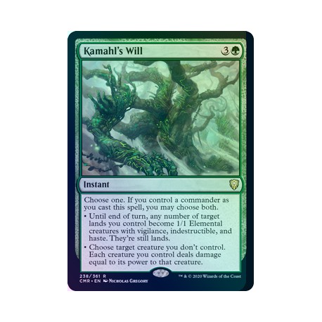 Kamahl's Will FOIL CMR NM