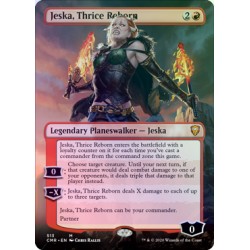 Jeska, Thrice Reborn (Borderless) FOIL CMR NM
