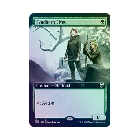 Fyndhorn Elves (Extended) FOIL CMR NM