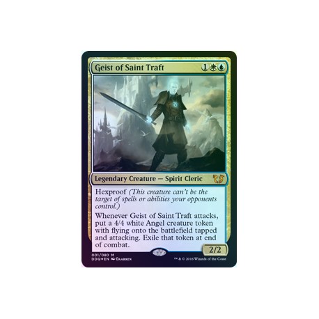 Geist of Saint Traft FOIL DDQ PROMO NM
