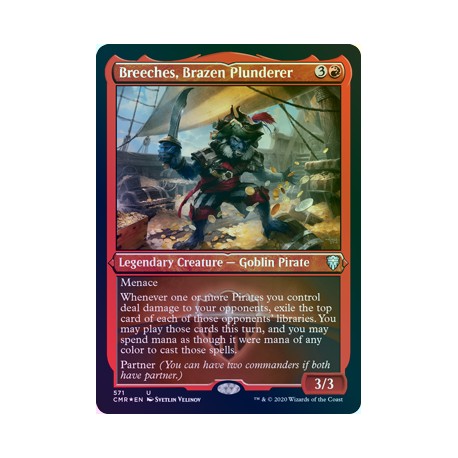 Breeches, Brazen Plunderer ETCHED FOIL CMR NM