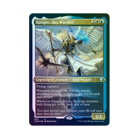 Kangee, Sky Warden ETCHED FOIL CMR NM