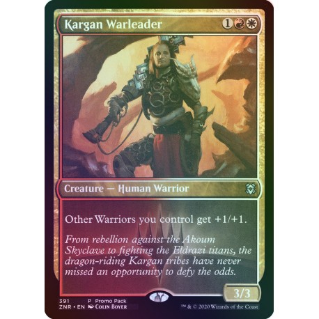 Kargan Warleader FOIL ZNR PROMO NM