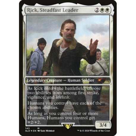 Rick, Steadfast Leader FOIL SLD NM