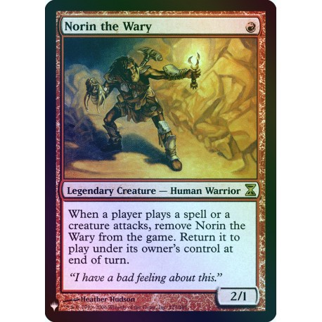 Norin the Wary FOIL TSP (Mystery) NM