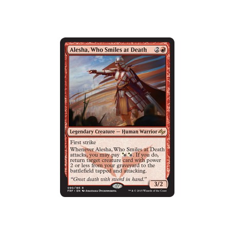 Alesha, Who Smiles at Death FRF NM