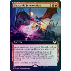 Draconic Intervention (Extended) FOIL STX NM