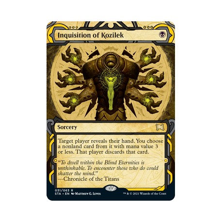 Inquisition of Kozilek ETCHED FOIL STA NM