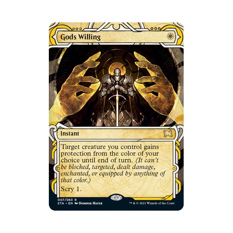 Gods Willing ETCHED FOIL STA NM