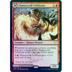 Flamescroll Celebrant // Revel in Silence FOIL STX NM
