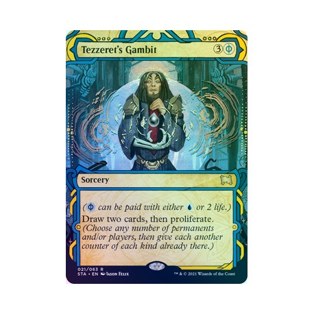 Tezzeret's Gambit FOIL STA NM