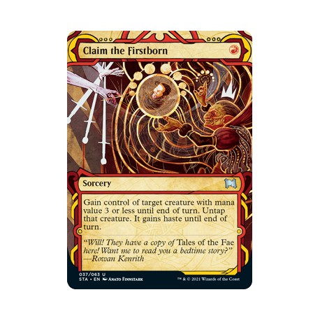 Claim the Firstborn ETCHED FOIL STA NM