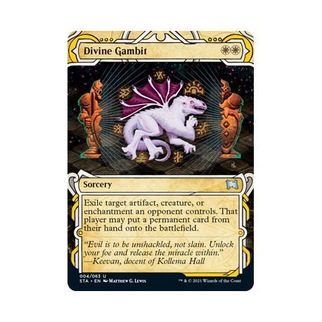 Divine Gambit ETCHED FOIL STA NM