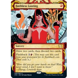 Faithless Looting ETCHED FOIL STA NM