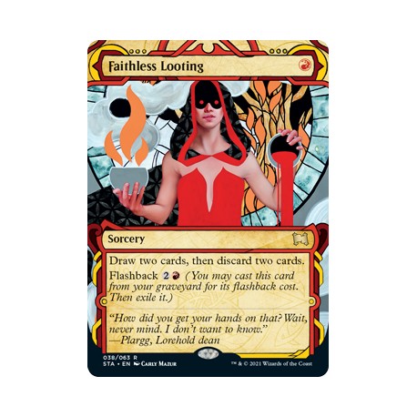 Faithless Looting ETCHED FOIL STA NM