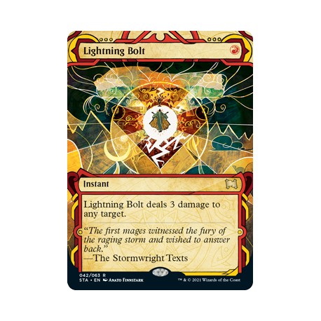 Lightning Bolt ETCHED FOIL STA NM