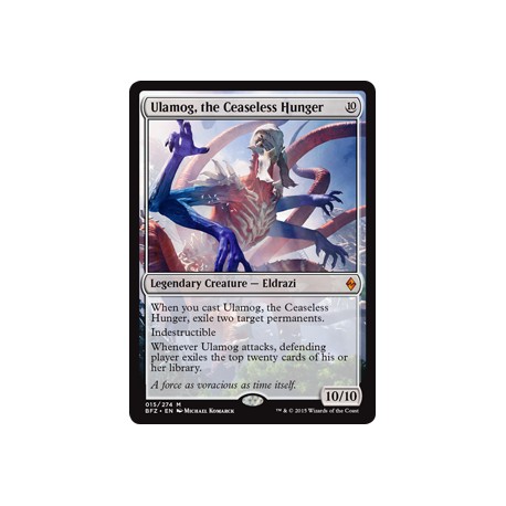 Ulamog, the Ceaseless Hunger BFZ NM