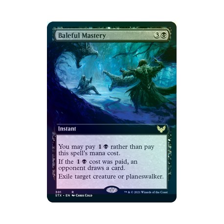 Baleful Mastery (Extended) FOIL STX NM